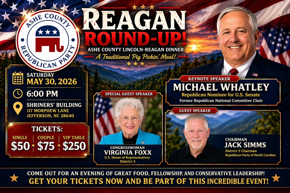 Reagan Roundup Ashe GOP Dinner